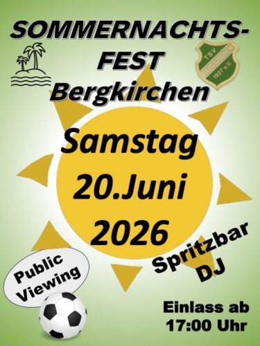 Sommernachtsfest 2026 Wir laden zum Sommerfest am See ein